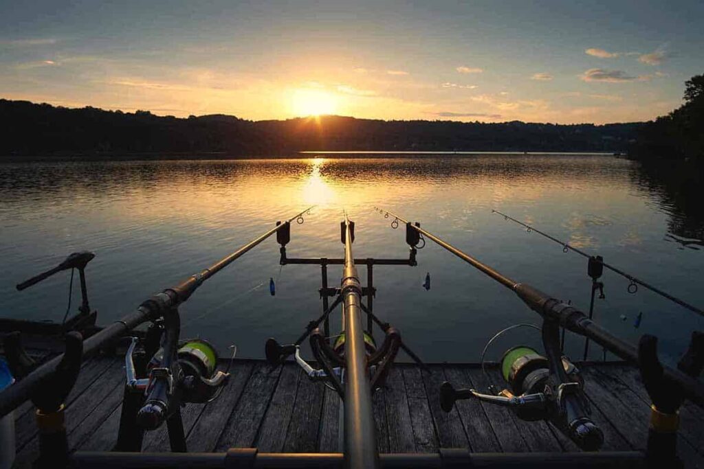 Fishing at Medina Lake