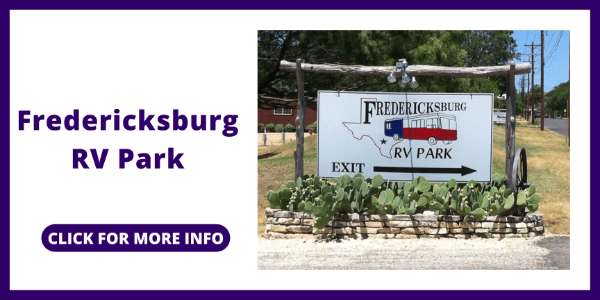 Campgrounds in Texas - Fredericksburg RV Park