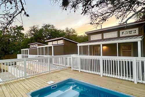 Rising Sun Daytime Tiny Homes & Pool