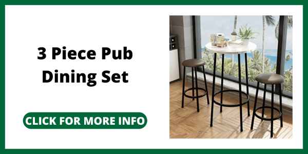 Furniture Pieces for a Tiny House on Amazon - 3 Piece Pub Dining Set